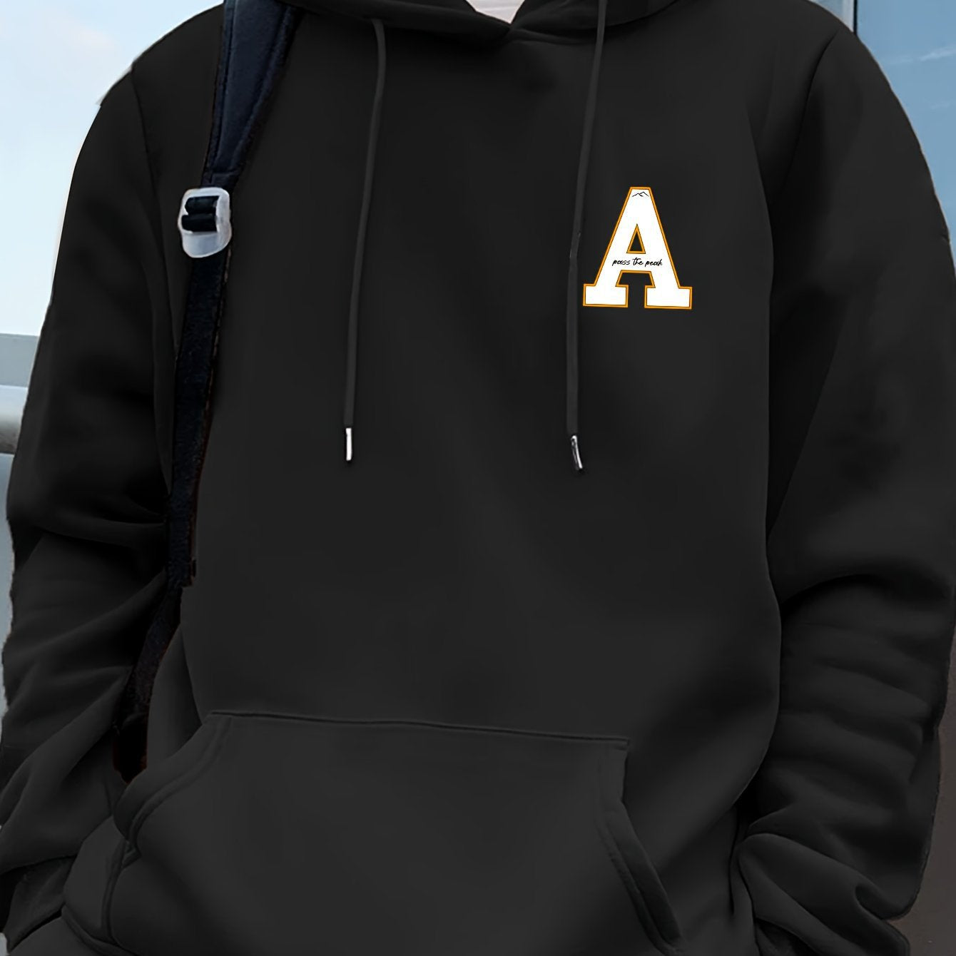 Fashionable drawstring pullover
