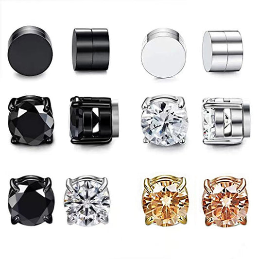 Fashionable ear studs for both men and women