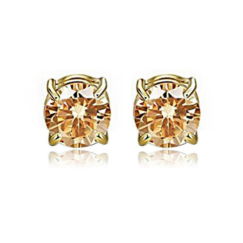 Fashionable ear studs for both men and women