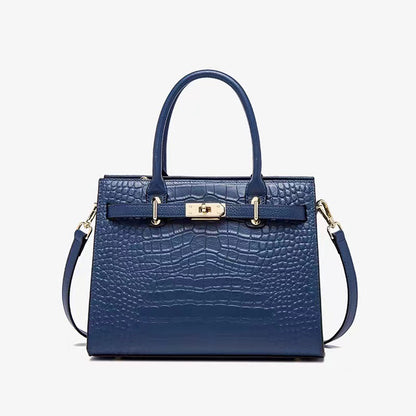 Fashionable genuine leather handbag