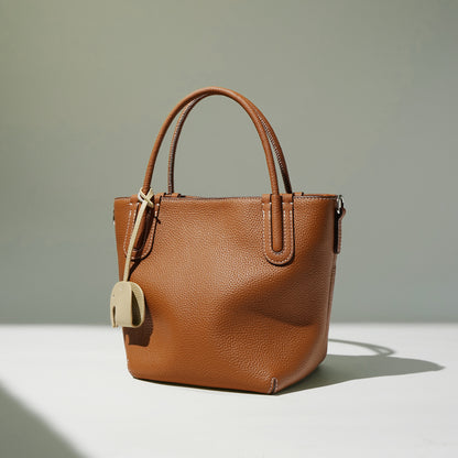 Fashionable hand-held crossbody leather