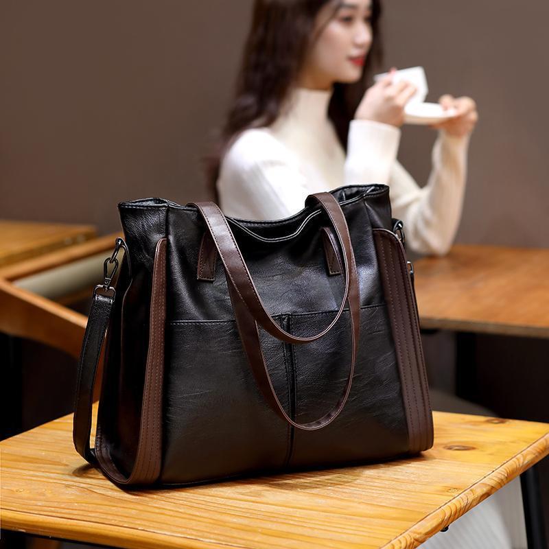 Fashionable Large-Capacity Women's Bag – New Trendy Casual Handheld, Shouldered, or Crossbody Bag
