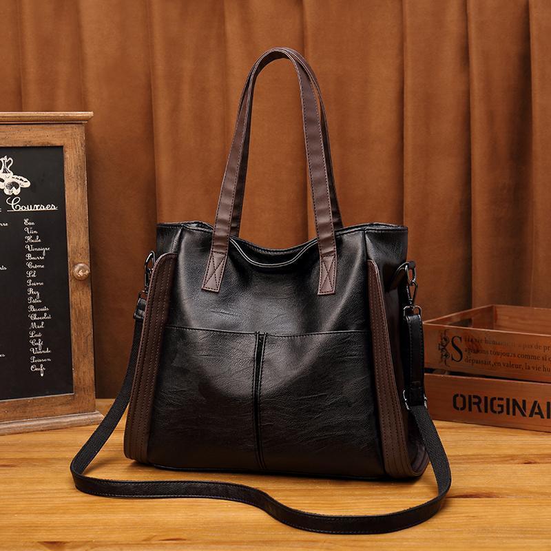 Fashionable Large-Capacity Women's Bag – New Trendy Casual Handheld, Shouldered, or Crossbody Bag