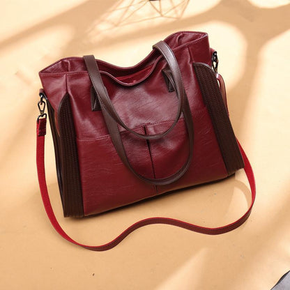 Fashionable Large-Capacity Women's Bag – New Trendy Casual Handheld, Shouldered, or Crossbody Bag