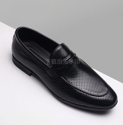 Fashionable men's leather shoes