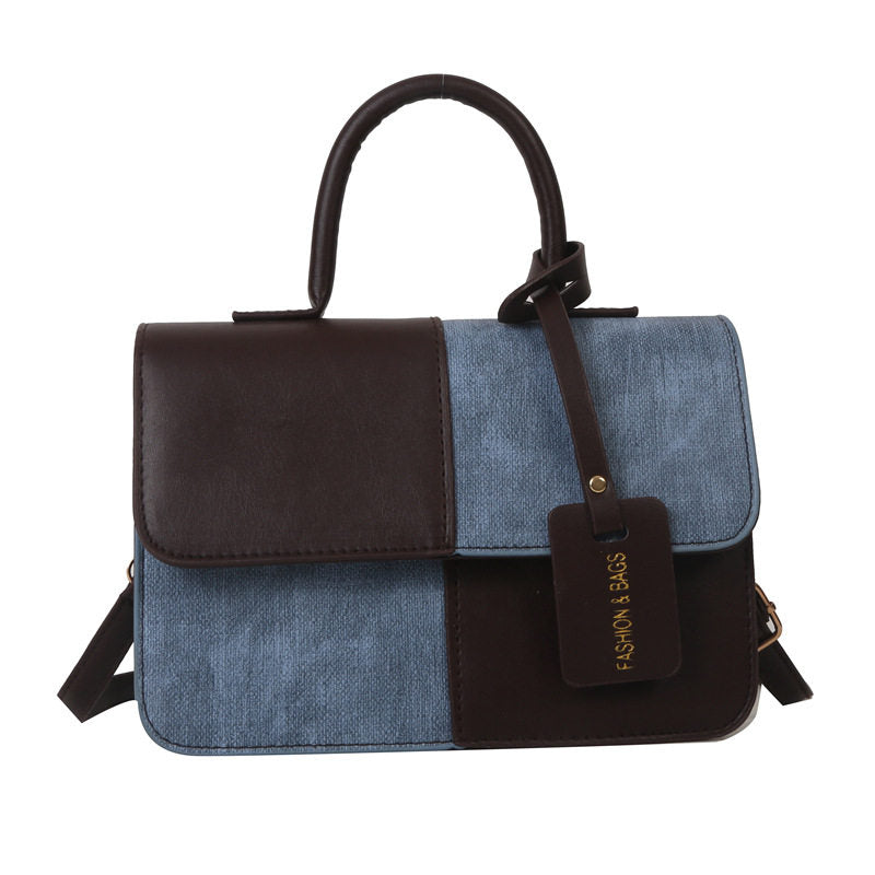 Fashionable patchwork handbag
