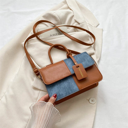 Fashionable patchwork handbag