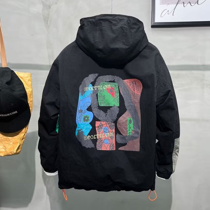 Fashionable patchwork jacket