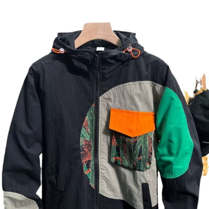 Fashionable patchwork jacket