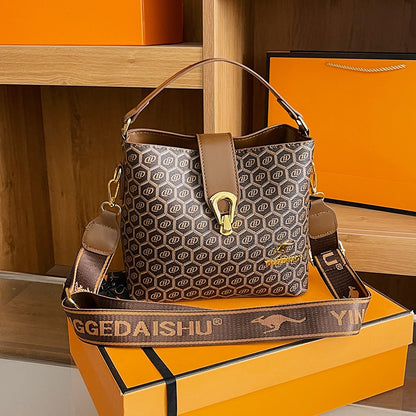 Fashionable PU Bucket Bag for Women