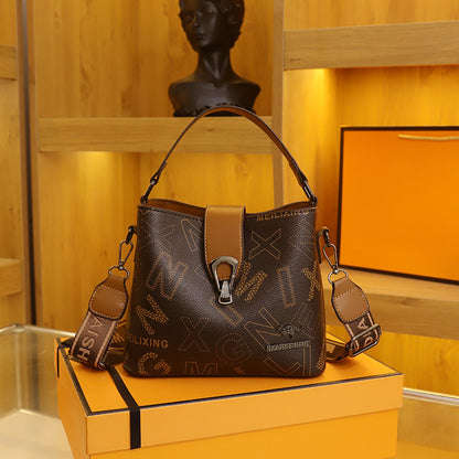 Fashionable PU Bucket Bag for Women
