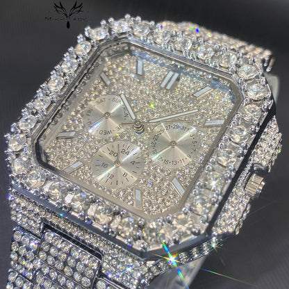 Fashionable Rhinestone Men's Watch