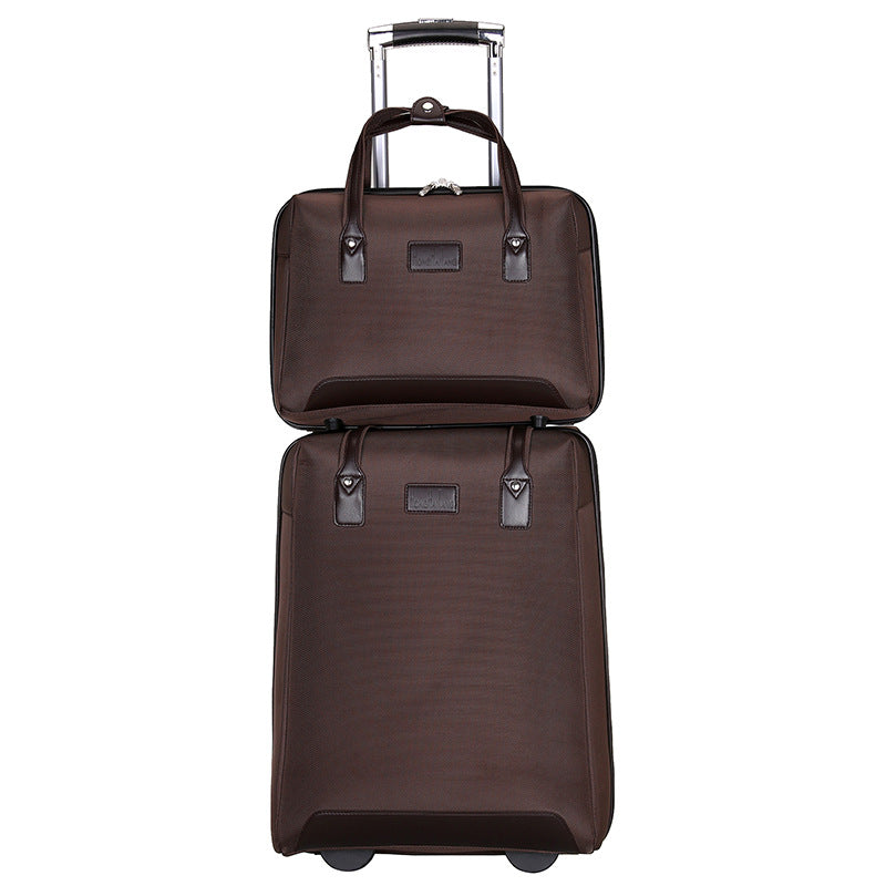 Fashionable rolling suitcase set