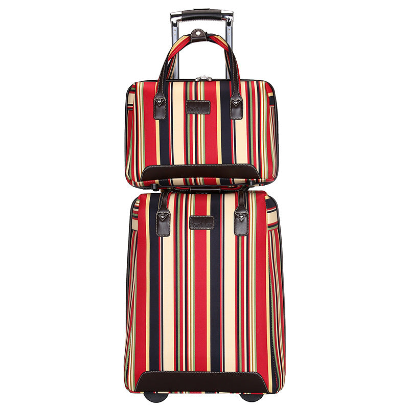 Fashionable rolling suitcase set