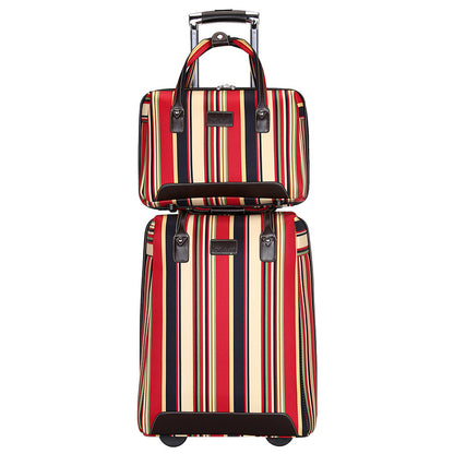 Fashionable rolling suitcase set