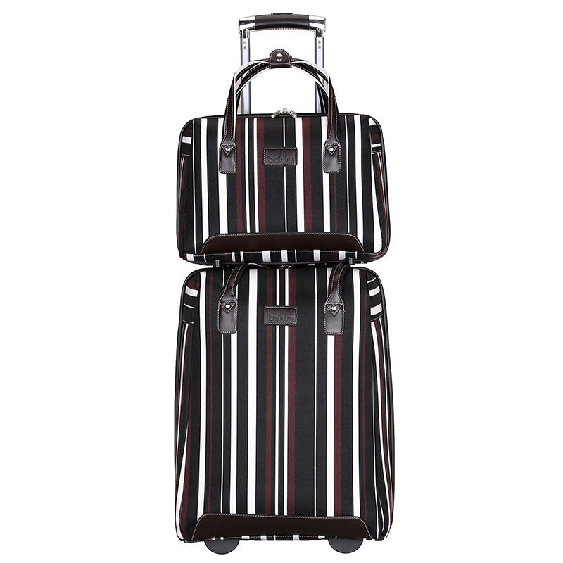 Fashionable rolling suitcase set