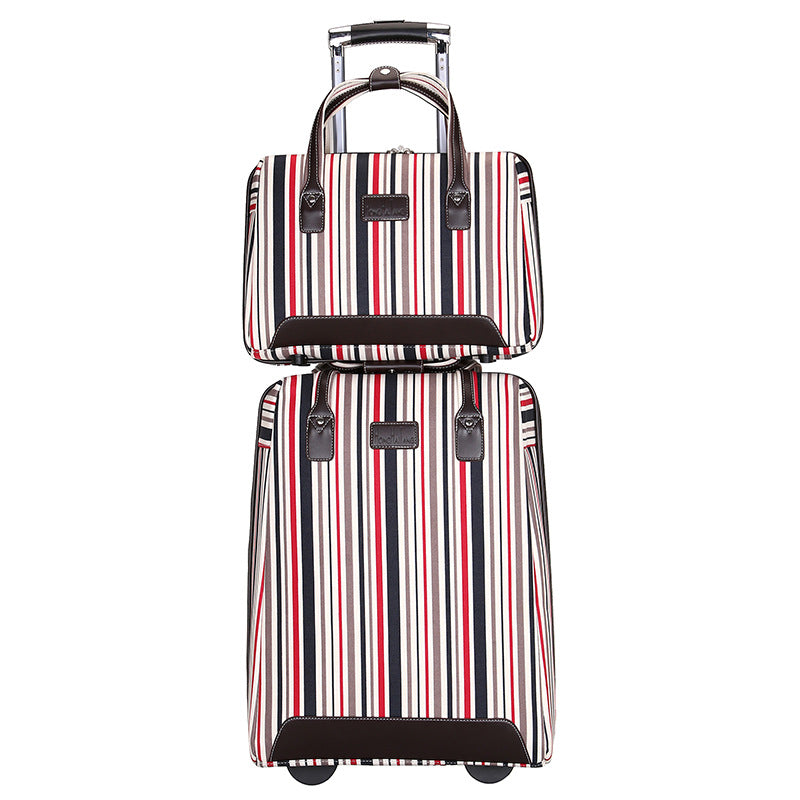 Fashionable rolling suitcase set