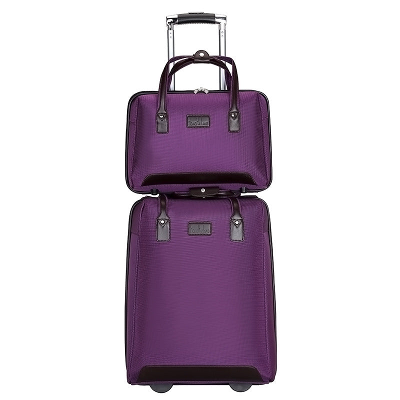 Fashionable rolling suitcase set