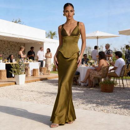 Fashionable, sexy, versatile pencil dress