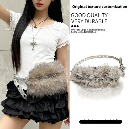 Fashionable Silk Scarf Waist Belt