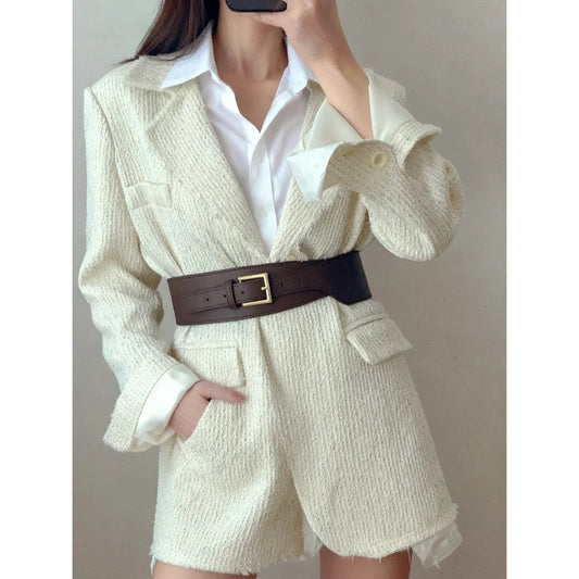 Fashionable Silk Scarf Waist Belt