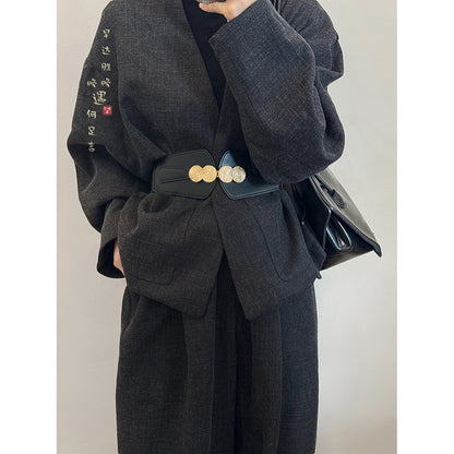 Fashionable Silk Scarf Waist Belt