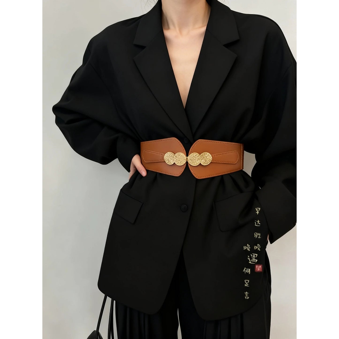 Fashionable Silk Scarf Waist Belt