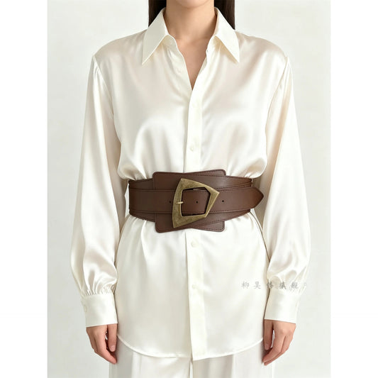 Fashionable Silk Scarf Waist Belt