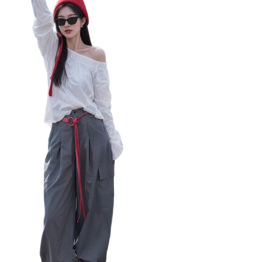Fashionable Silk Scarf Waist Belt