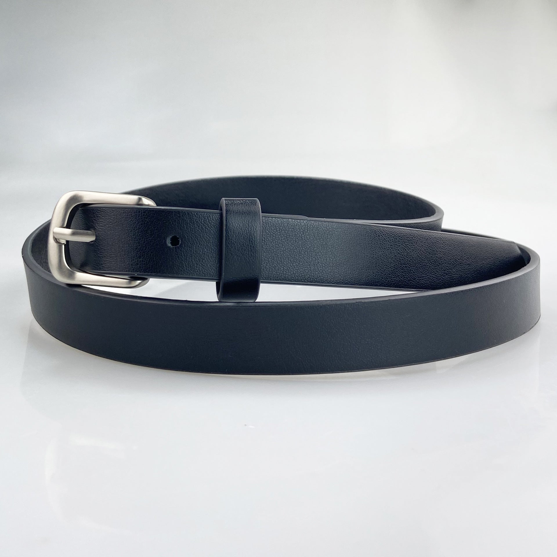 Fashionable Slim Leather Belt for Women
