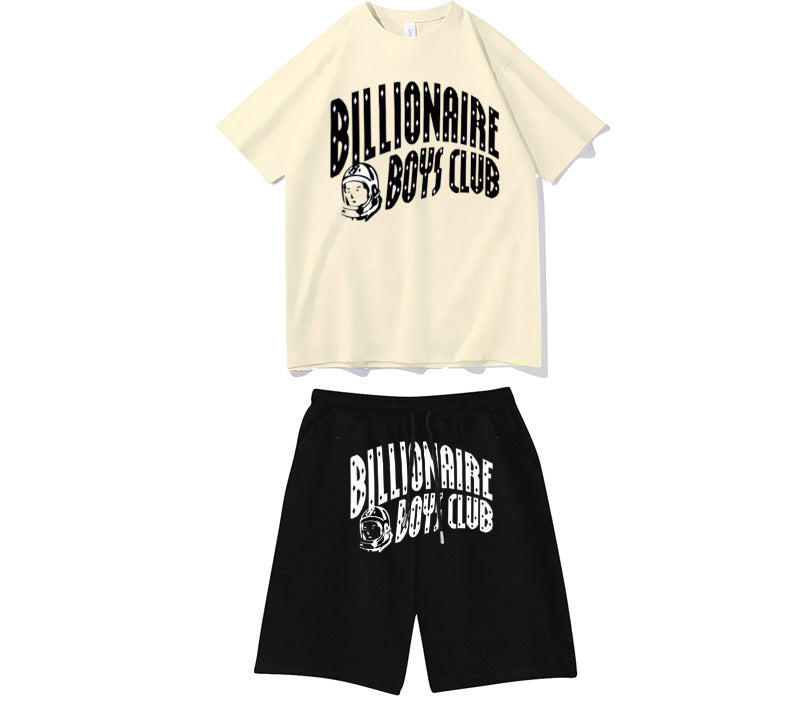 Fashionable street casual sporty short-sleeved suits