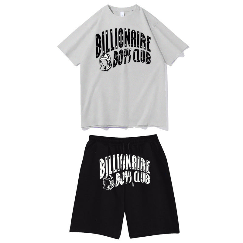 Fashionable street casual sporty short-sleeved suits