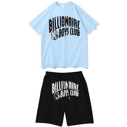 Fashionable street casual sporty short-sleeved suits