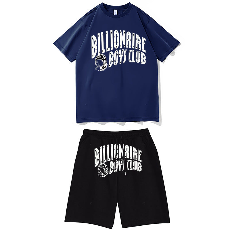 Fashionable street casual sporty short-sleeved suits