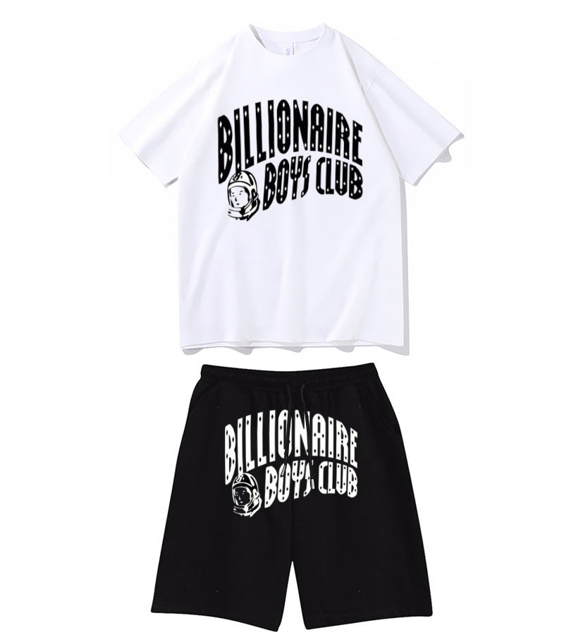 Fashionable street casual sporty short-sleeved suits