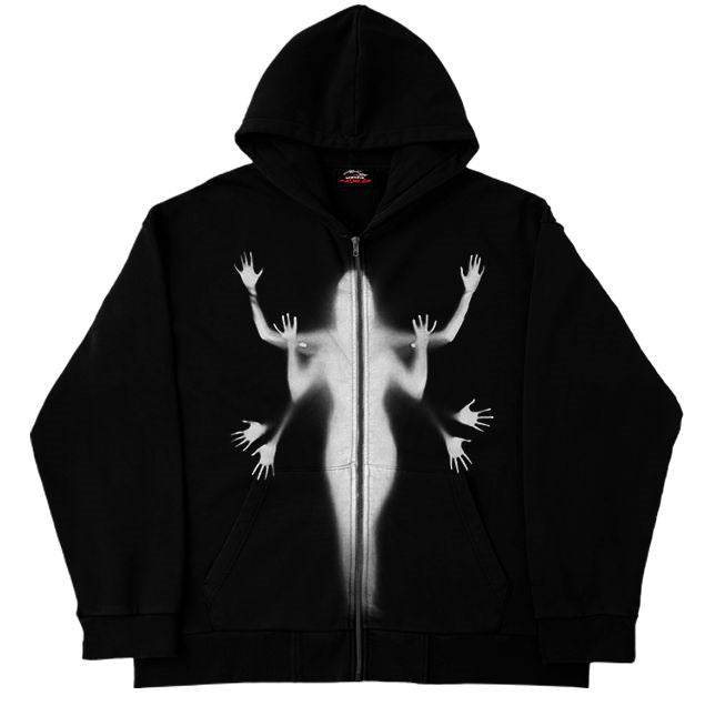 Fashionable street hooded sweatshirt