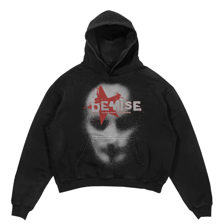 Fashionable street hooded sweatshirt