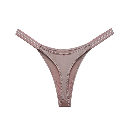 Fashionable thong pants
