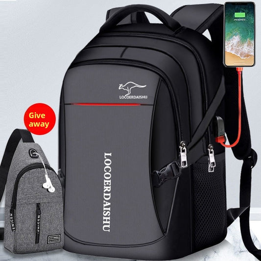 Fashionable travel backpack