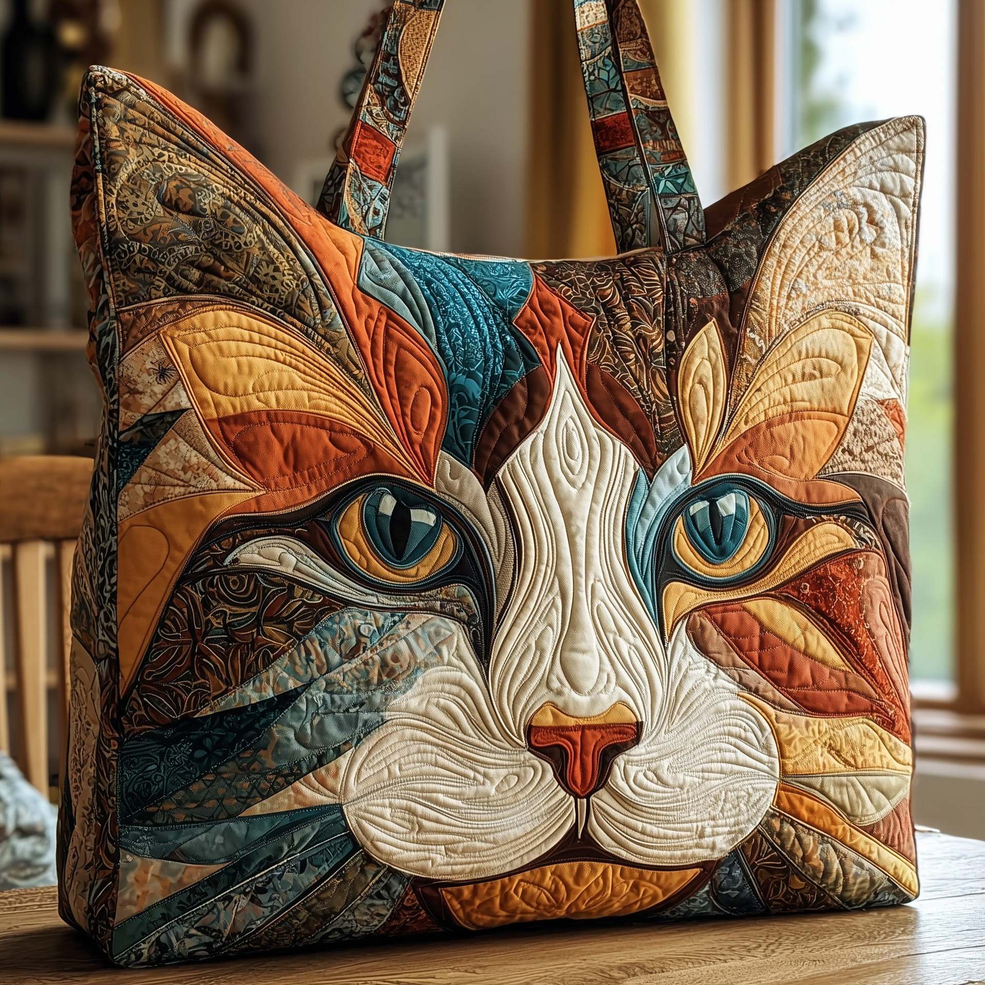 Fashionable trendy digital-printed handbag, crossbody bag