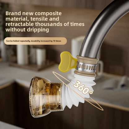 Faucet-mounted rotating dish drainer