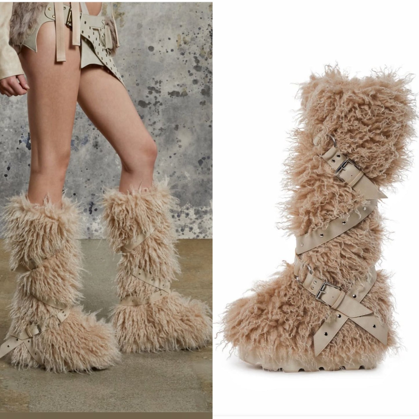 Faux Fur Boots