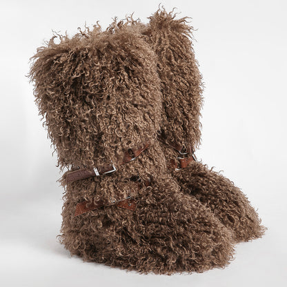 Faux Fur Boots