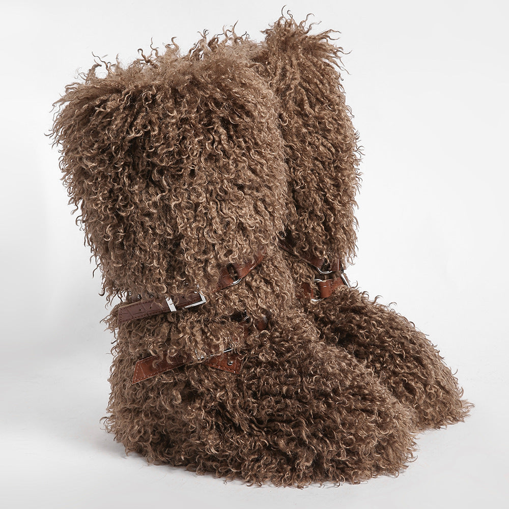 Faux Fur Boots