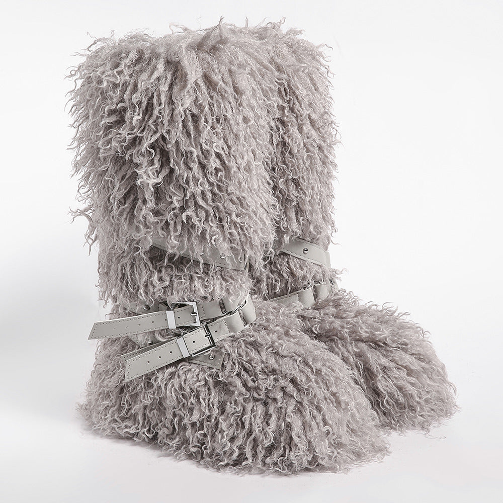 Faux Fur Boots