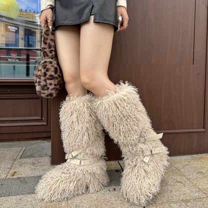 Faux Fur Boots