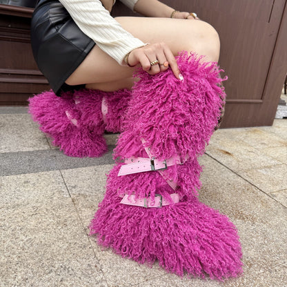 Faux Fur Boots