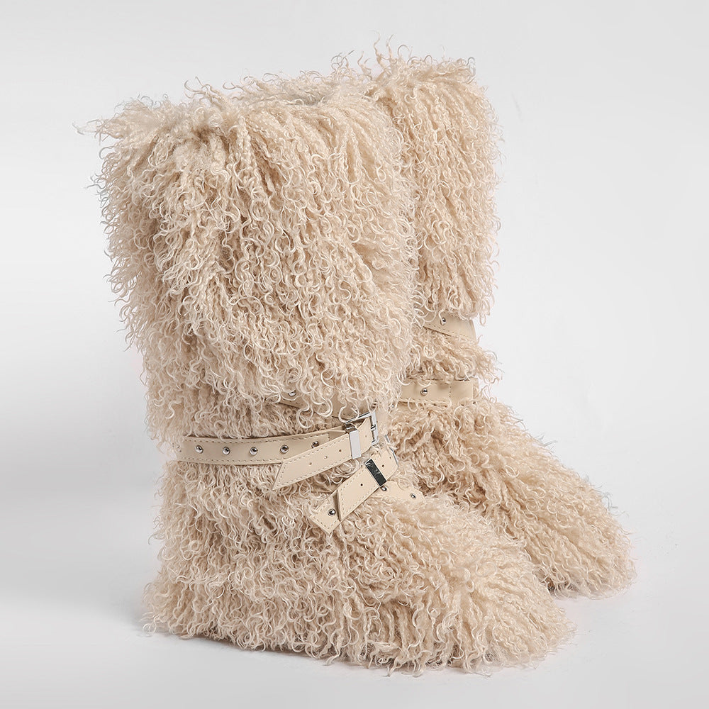Faux Fur Boots
