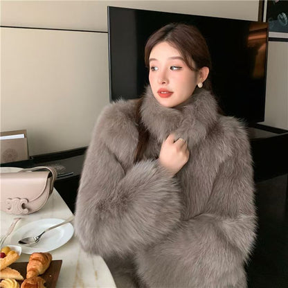 Faux Fur Coat