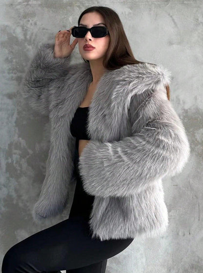 Faux Fur Coat